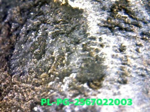 1000× magnification — Luang Phor Ngern statuette, Khi Ta 5-Chai, Khan Long Hin