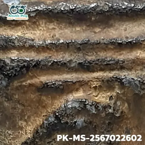 100 倍放大 — 鲁士 Phim Phila Lai佛牌 双面 锡铅合金（Chin） 帕西拉达那玛哈泰寺 素攀府 佛历 2300