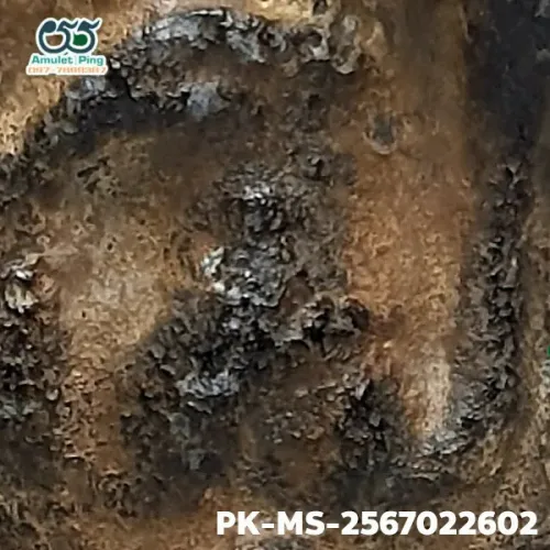100 倍放大 — 鲁士 Phim Phila Lai佛牌 双面 锡铅合金（Chin） 帕西拉达那玛哈泰寺 素攀府 佛历 2300