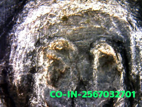 1000× magnification — Luang Phor Jad coin, batch 2, Silver, Wat Bang Krabao