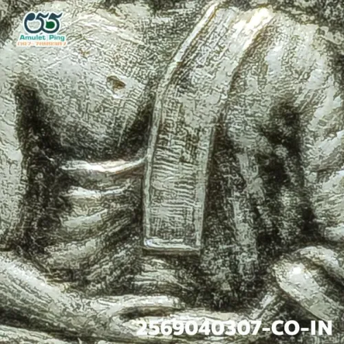 ภาพขยายรายละเอียด เหรียญเสมาหลวงพ่อโสธร รุ่นแรก พุทธโสทร เนื้อเงิน วัดโสธรฯ ฉะเชิงเทรา ปี พ.ศ.2460