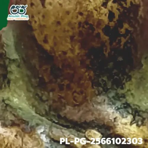 ภาพขยายรายละเอียด พระหลวงพ่อเงิน พิมพ์นิยม สามชาย วัดบางคลาน จังหวัดพิจิตร งานหล่อโบราณ