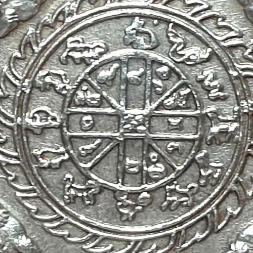 100 倍放大 — 泽度金铜牌 必打 银质 城柱神庙 洛坤府 佛历 2530