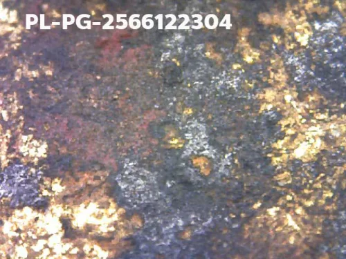 1000 倍放大 — 龙婆银佛牌 基打 四衣摆 合金 瓦邦干寺 披集府 佛历 2462