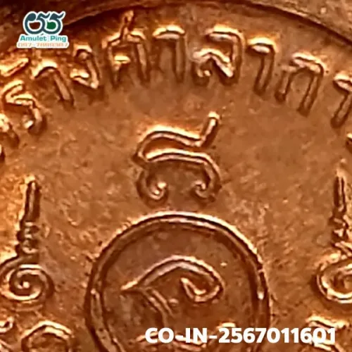 ภาพขยายรายละเอียด เหรียญเจริญพรล่าง หลวงปู่ทิม เนื้อทองแดง ปี 2517 แจกกรรมการ พิเศษตอกโค๊ด ท และ ๙