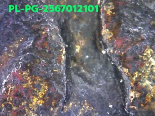 1000 倍放大 — 龙婆银佛牌 基打 四衣摆 合金 瓦邦干寺 披集府 佛历 2462