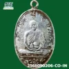เหรียญหลวงพ่ออี๋ (พระครูวรเวทมุนี) รุ่นแรก รูปเหมือน เนื้อเงิน วัดสัตหีบฯ ชลบุรี ปี 2473