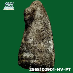 พระเนื้อว่าน พิมพ์ฉลูด หลวงพ่อทวด  หลังมีแร่กากยายักษ์ วัดช้างให้ ปัตตานี ปี 2497 เอียงซ้าย