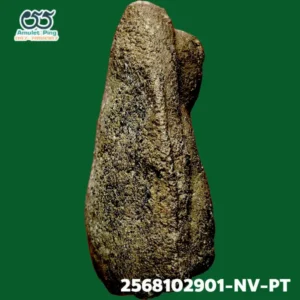 พระเนื้อว่าน พิมพ์ฉลูด หลวงพ่อทวด  หลังมีแร่กากยายักษ์ วัดช้างให้ ปัตตานี ปี 2497 หลังเอียงซ้าย