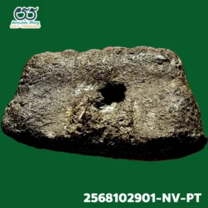 พระเนื้อว่าน พิมพ์ฉลูด หลวงพ่อทวด  หลังมีแร่กากยายักษ์ วัดช้างให้ ปัตตานี ปี 2497 ใต้ฐาน