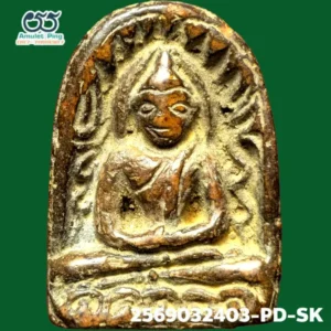 พระซุ้มกอ มีกนก พิมพ์ใหญ่ เนื้อดินเผา กรุกำแพงเพชร จังหวัดกำแพงเพชร