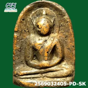 พระซุ้มกอ ไม่มีกนก พิมพ์ใหญ่ เนื้อดินเผา กรุกำแพงเพชร จังหวัดกำแพงเพชร