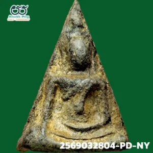 พระนางพญา เข่าโค้ง พิมพ์ใหญ่ เนื้อดินเผา เบญจภาคี กรุวัดนางพญา จังหวัดพิษณุโลก