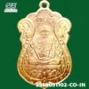 เหรียญหลวงปู่เอี่ยม วัดหนัง รุ่น 2 พิมพ์หลังยันต์ 5 เนื้อทองแดง ธนบุรี กรุงเทพมหานคร ปี 2467